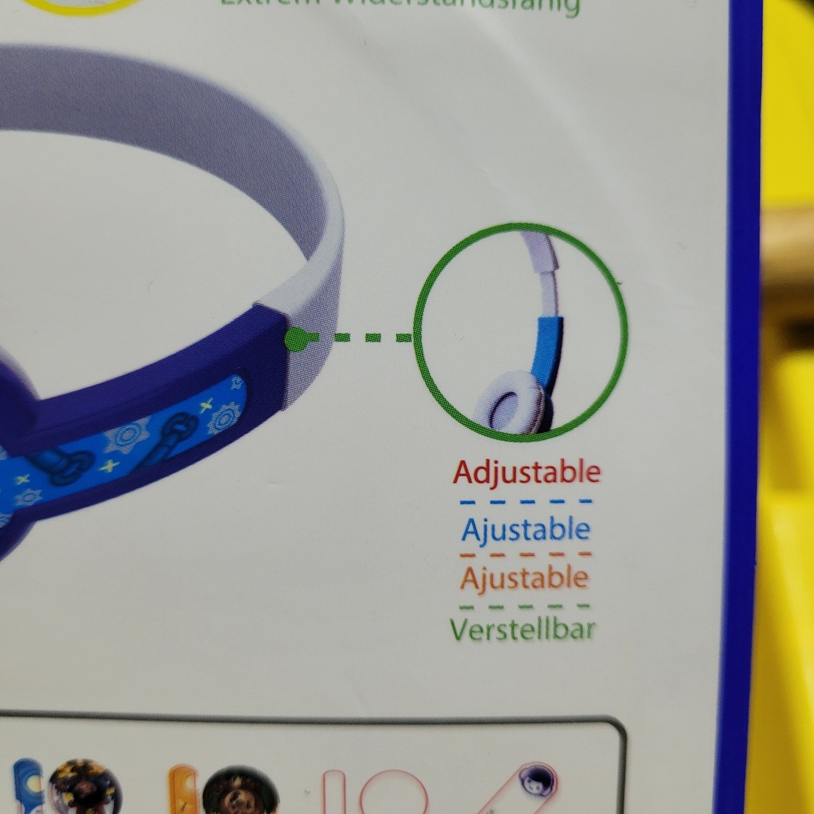 BuddyPhones Discover Fun Volume-Limiting Headphones for Kids Blue White