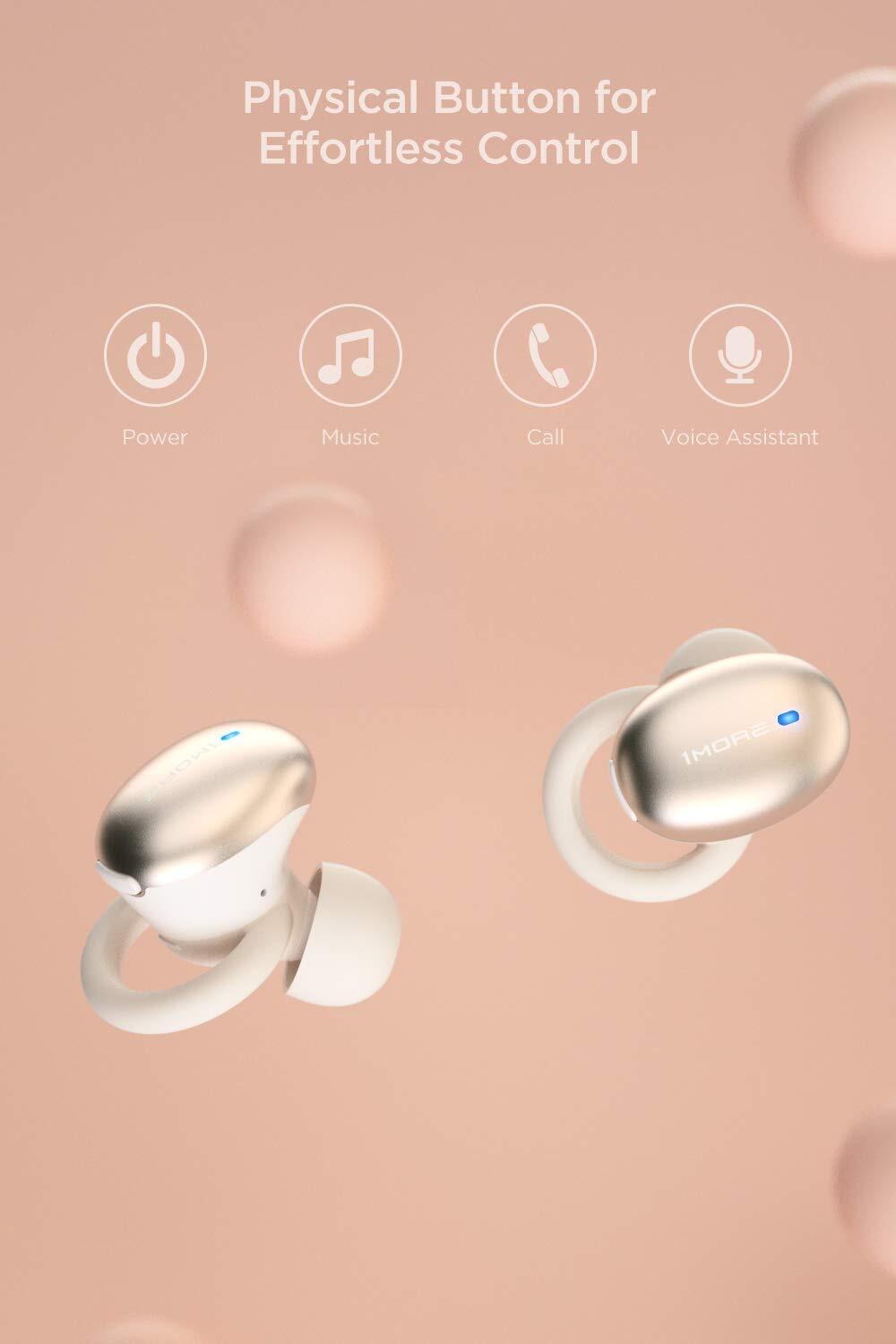 1MORE Stylish True Wireless in-Ear Headphones – Bluetooth – 6.5 Hours of Battery