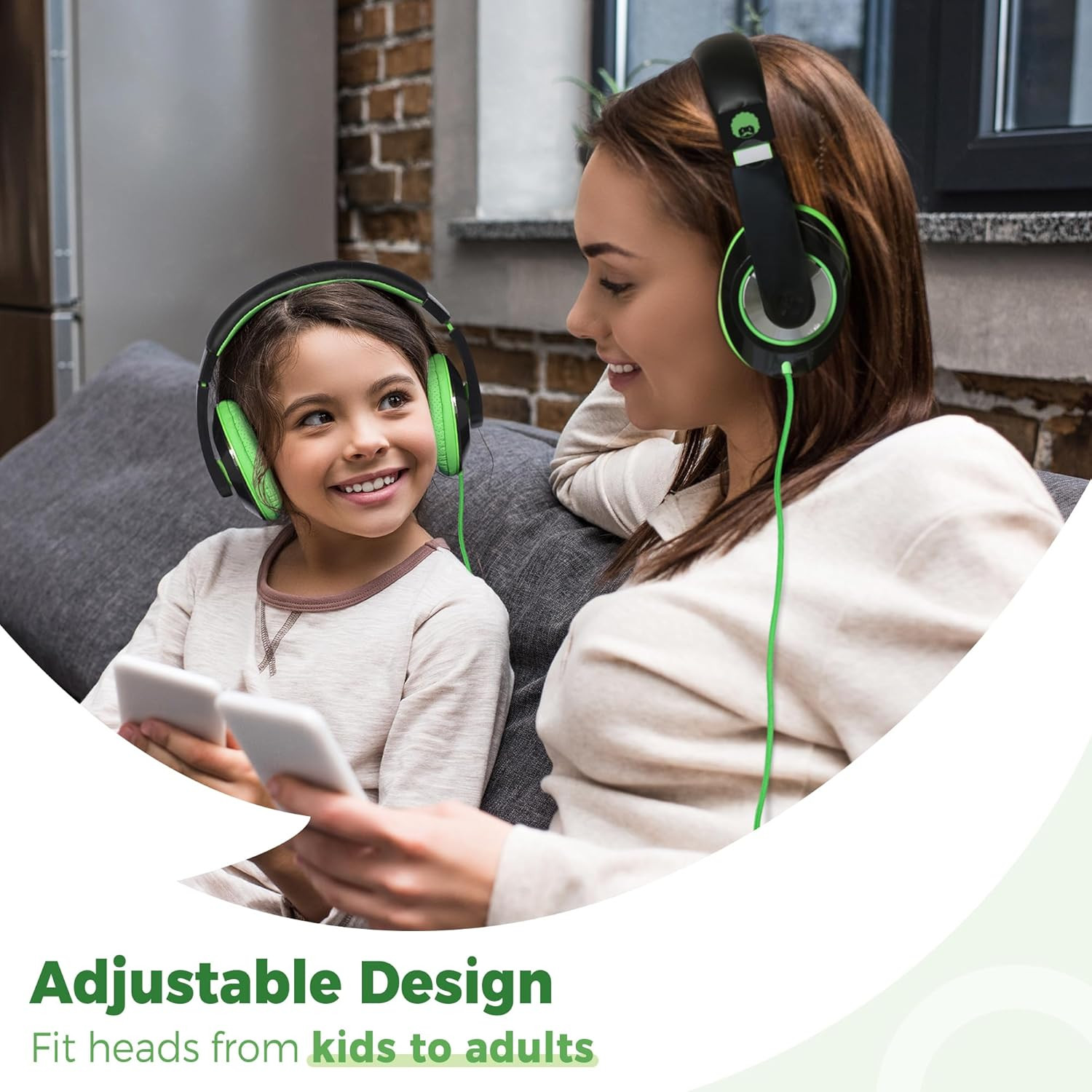 Comfort Kids Headphones for School, Lightweight Childrens Boys Girls Teens Over-
