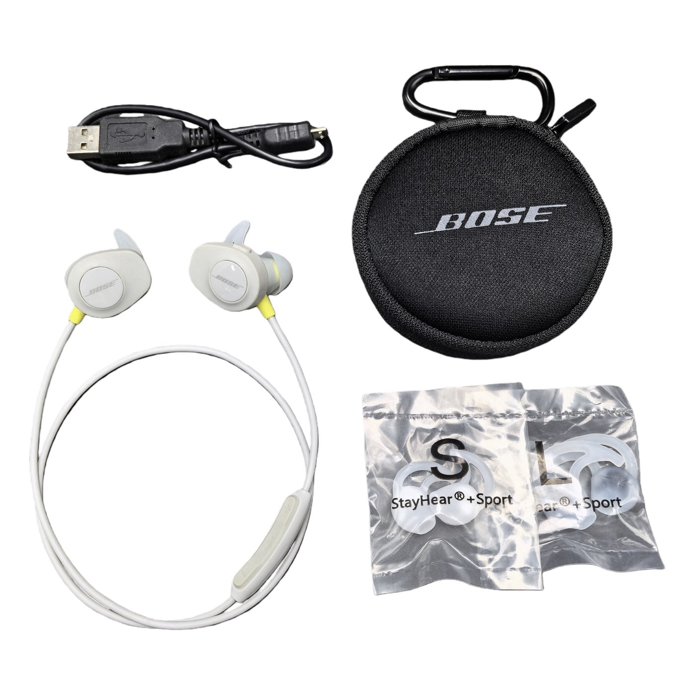 Bose SoundSport Bluetooth Wireless Headphones In-Ear Neckband Earbuds Gray