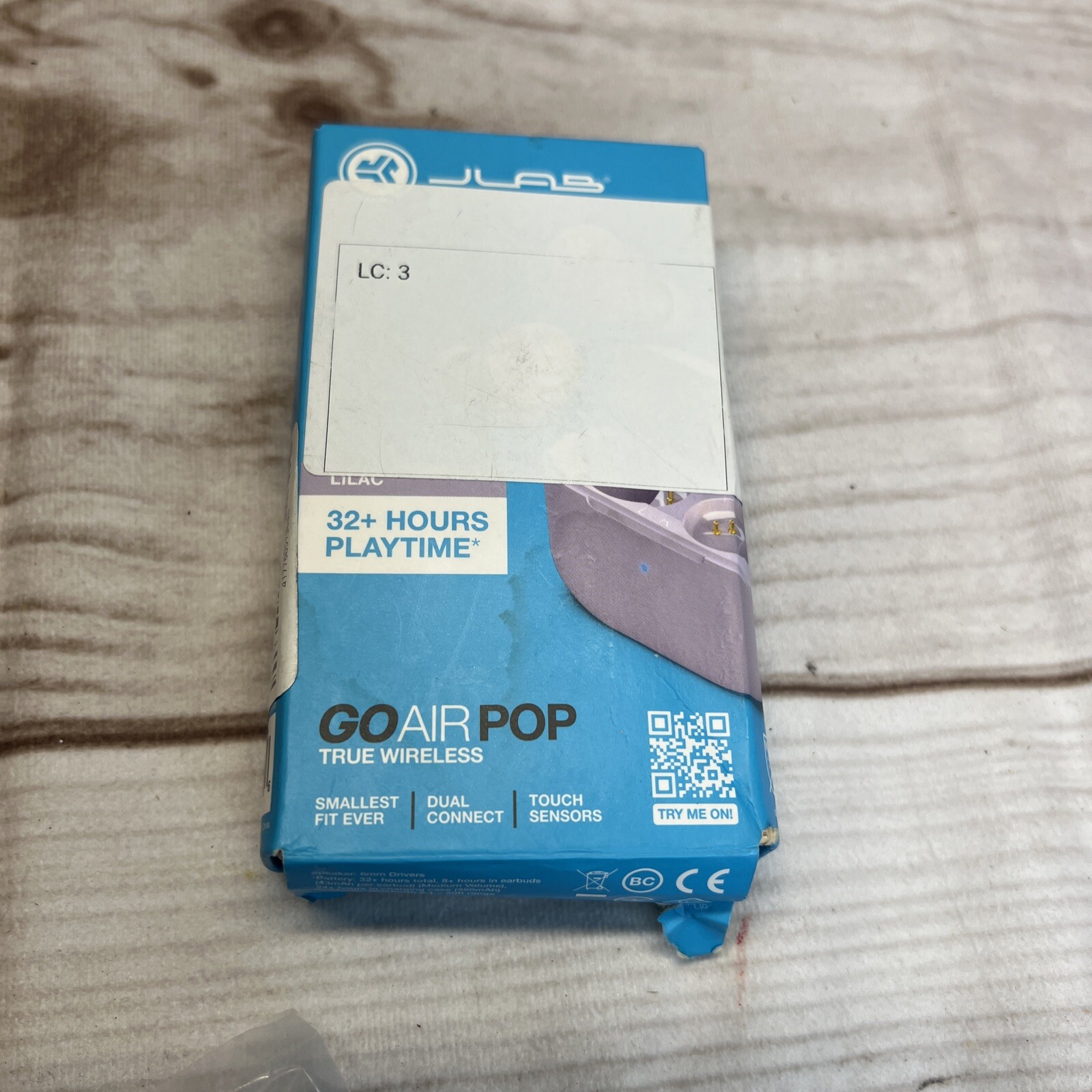 JLab GO Air POP True Wireless In-Ear Headphones – Purple (EBGAIRPOPRLLC124)