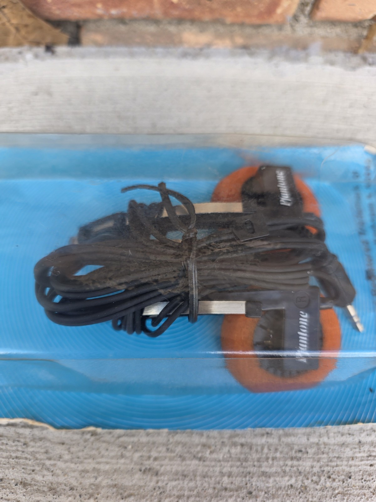 Phantone MHP-25 Headphones Vintage Retro Orange Pads New Old Stock