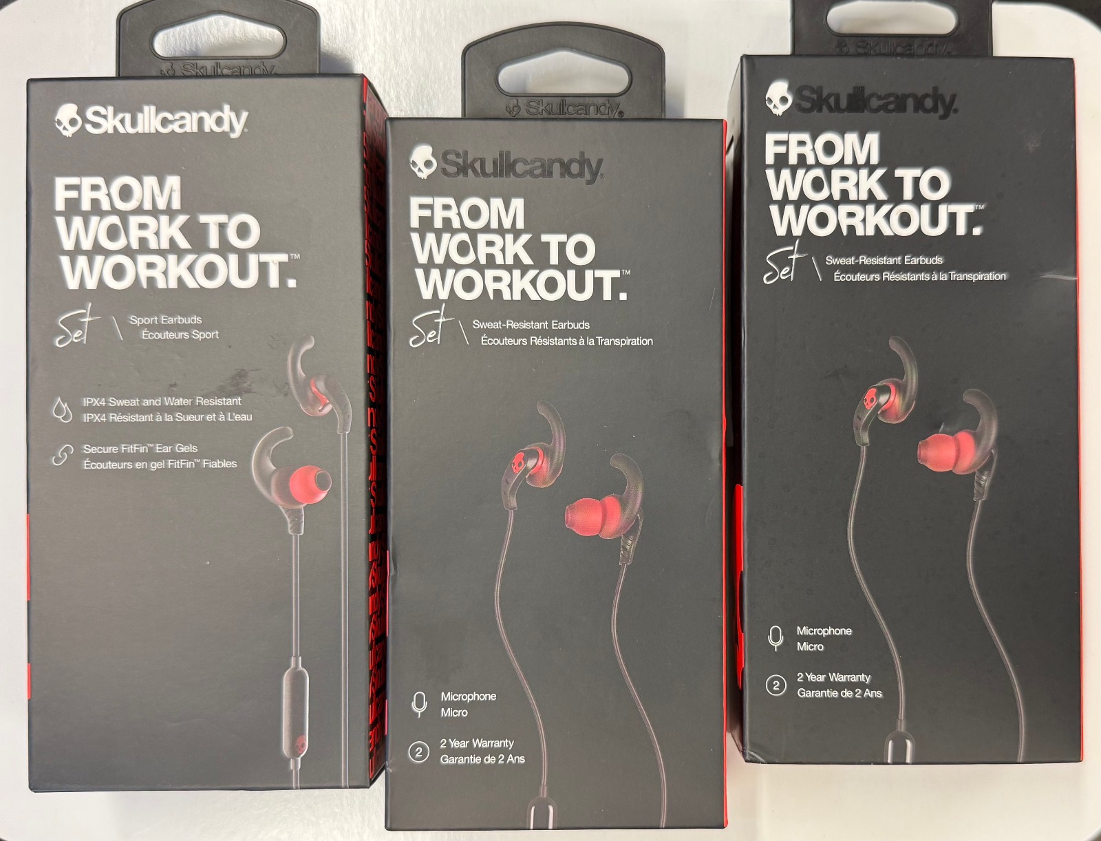 3/$23.99 Skullcandy “Set” Sweat-Resistant Earbuds (S2MEY-L634)(122)