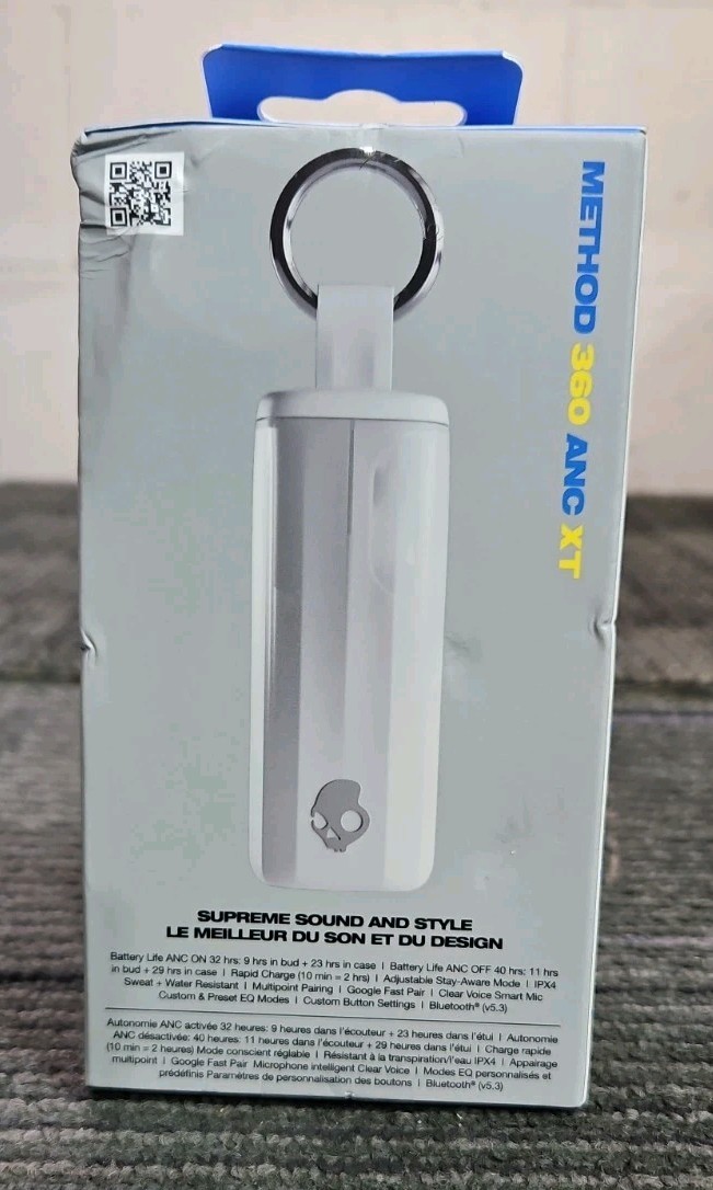 Skullcandy S2MTW Method 360 ANC XT True Wireless Earbuds with Sound by Bose