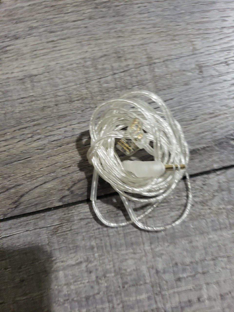 CCA CRA+ In The Ear Headphones Golden, No Mic, 3.5mm Jack ONLY, Tested Working