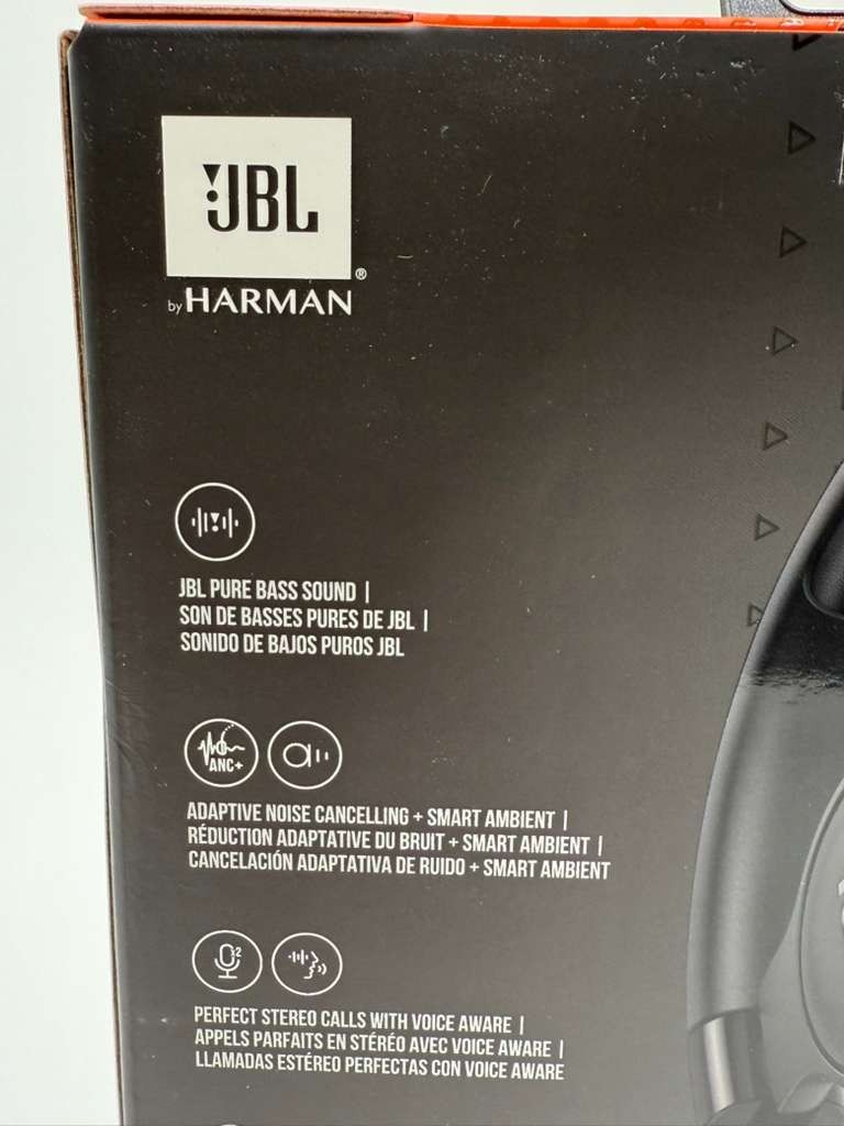 JBL Tune 770NC Adaptive Noise Cancelling Wireless Headphones Over Ear Black New