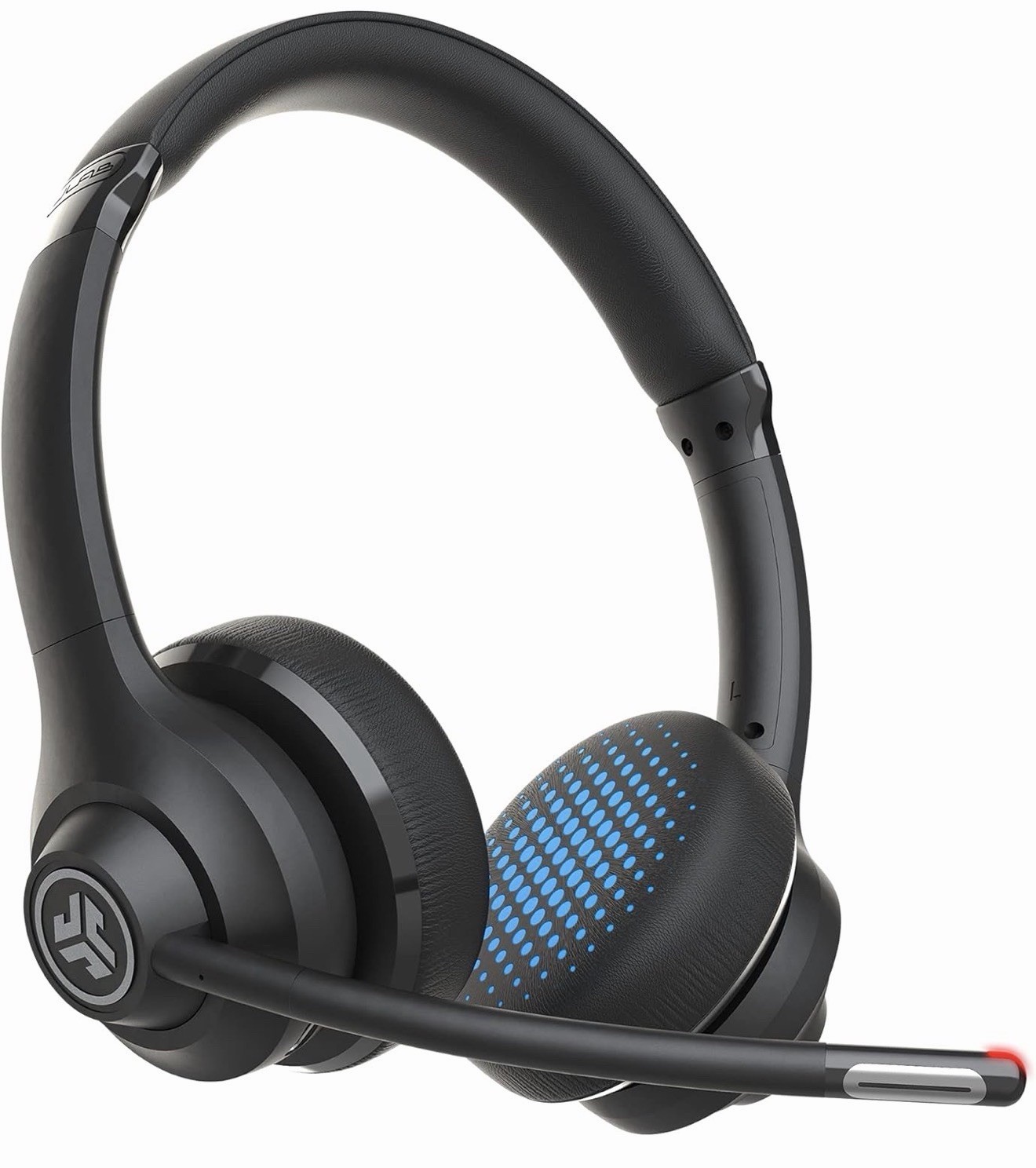 JLab Go Work Wireless Hybrid Bluetooth On-Ear Headset – Black