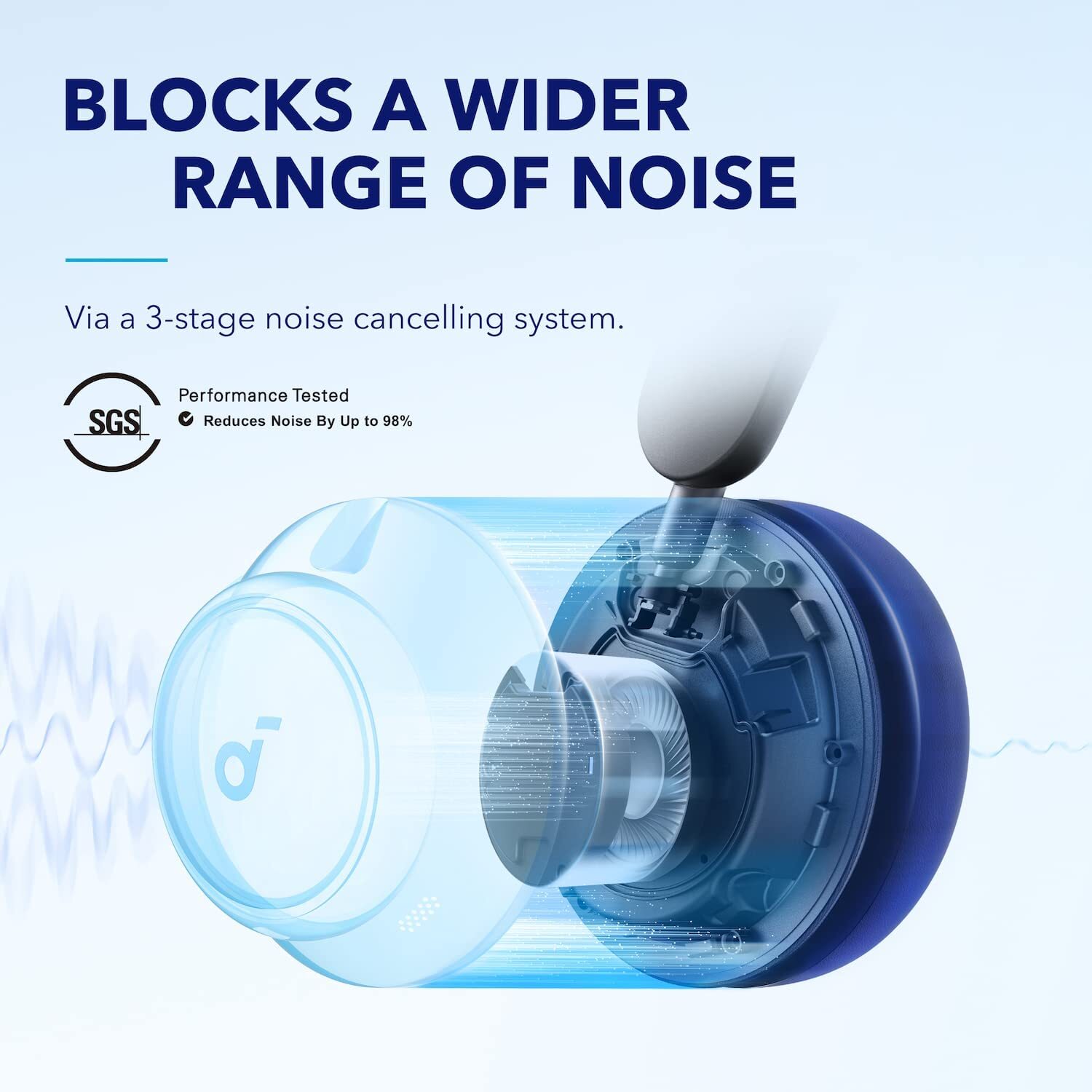 Soundcore by Anker Space Q45 Over-Ear Wireless Headphones ANC Hi-Res 50Hr Play