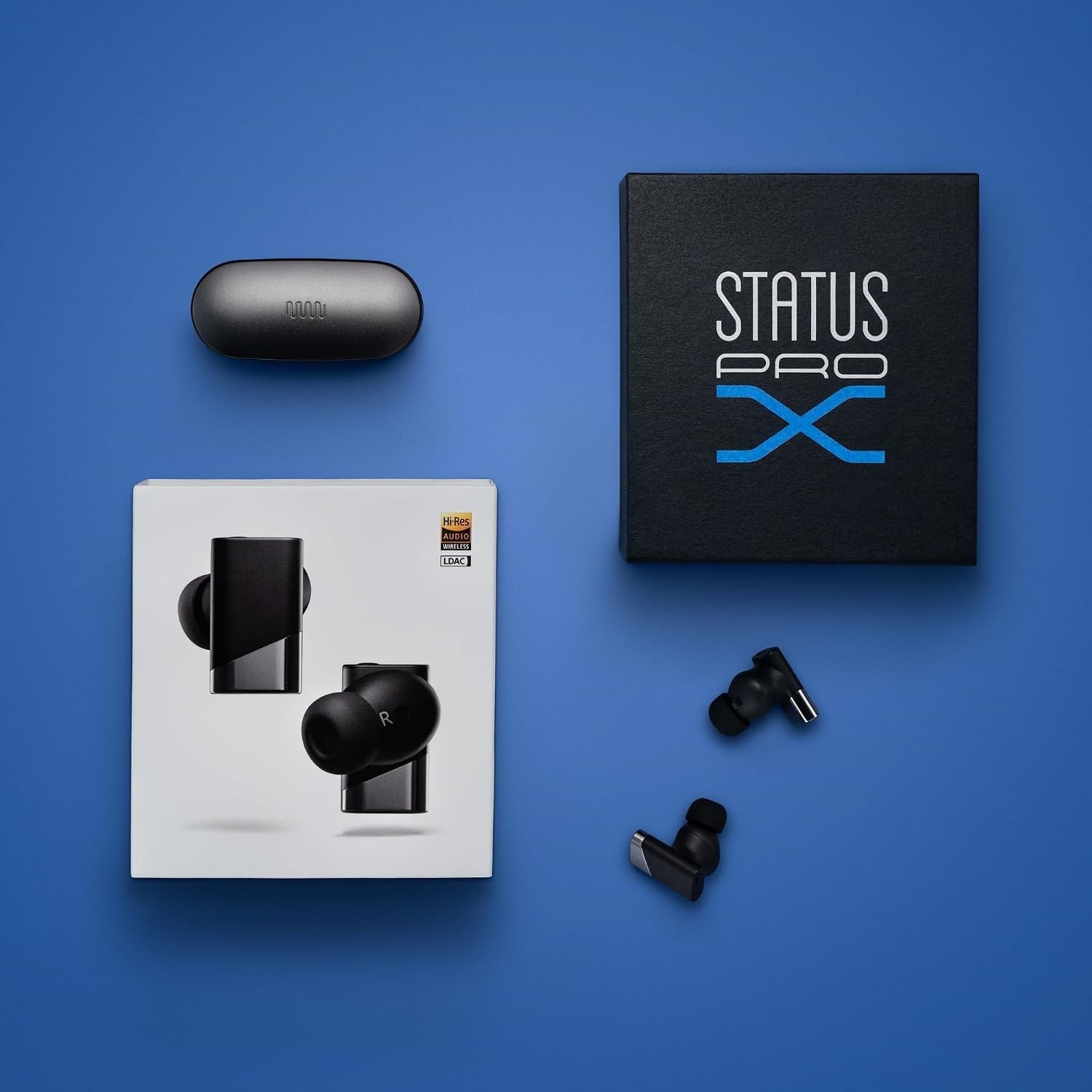 STATUS Pro X-1 Wireless Earbuds Certified Refurbished- Back Alloy