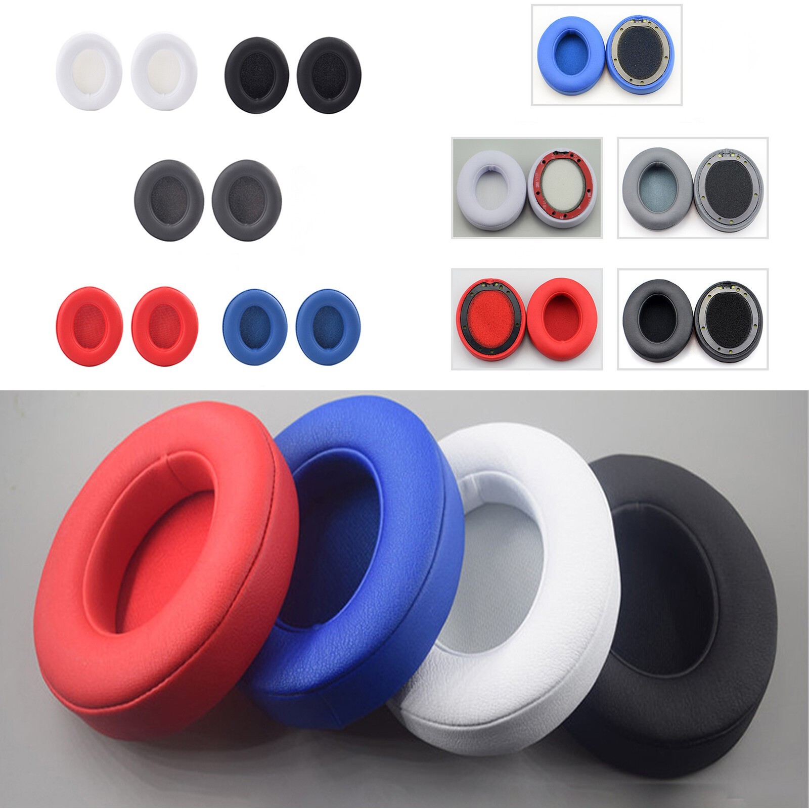 For Beats Studio 2.0/3.0 Wired/Wireless Earpad 2pc Ear Pads Cushion Replace Part