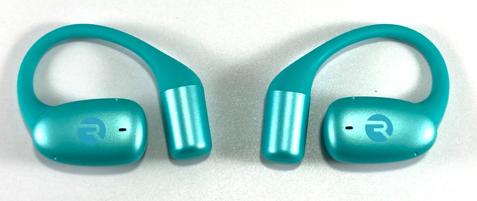 Raycon Essential Open Bluetooth Earbuds Mint Green Sky Blue RB0715-25E-MIN
