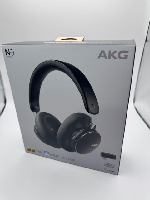 Brand New AKG N9 HYBRID True Adaptive Noise Cancelling Wireless Headphones 100H
