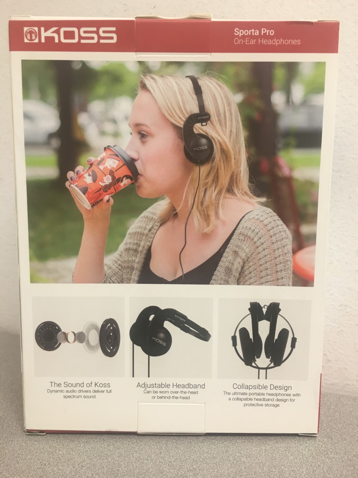 Koss SportaPro Behind-the-Neck Headphones 1 pk #237402