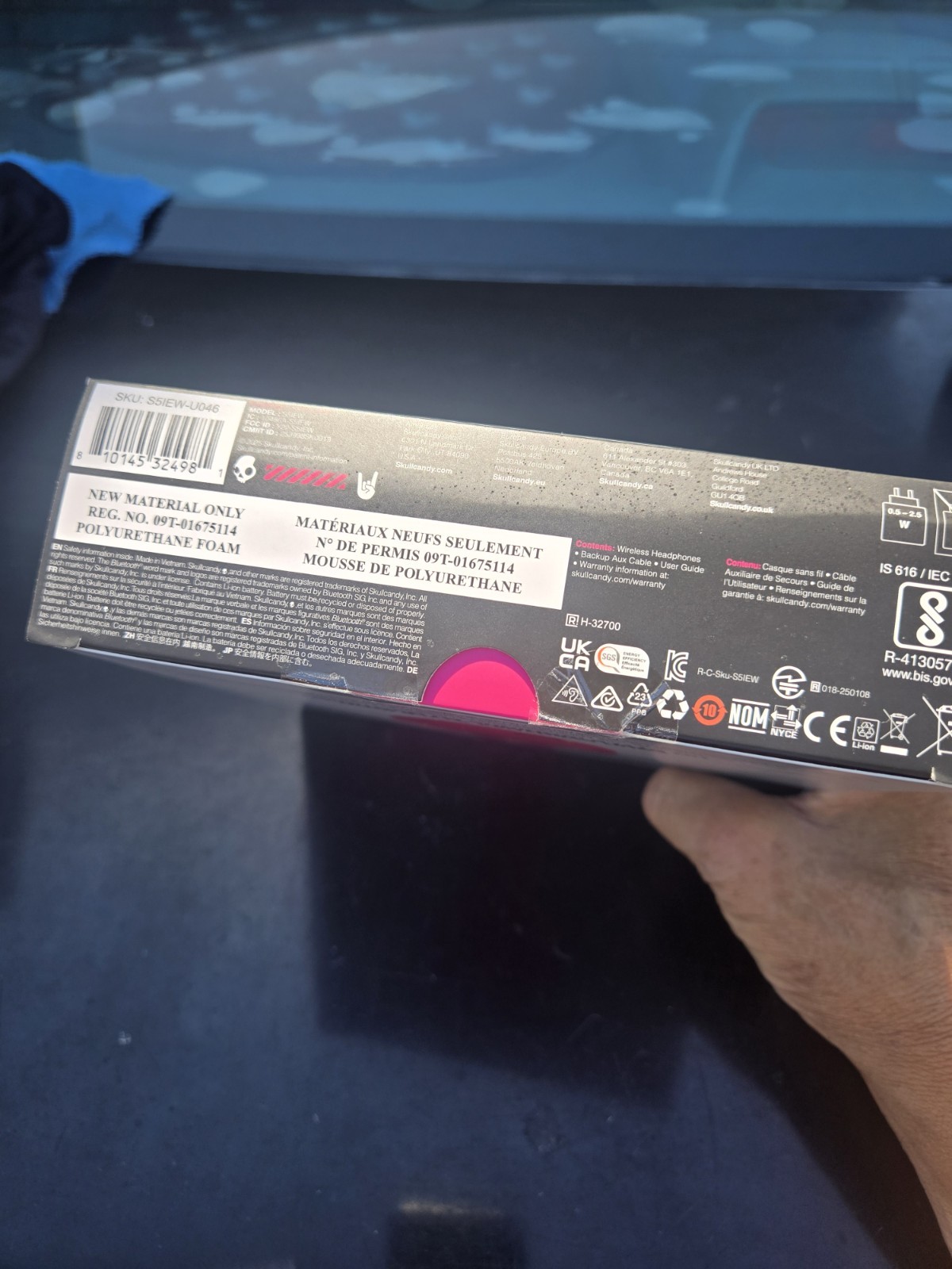Skullcandy Icon 180 Wireless On-Ear Headphones – PINK