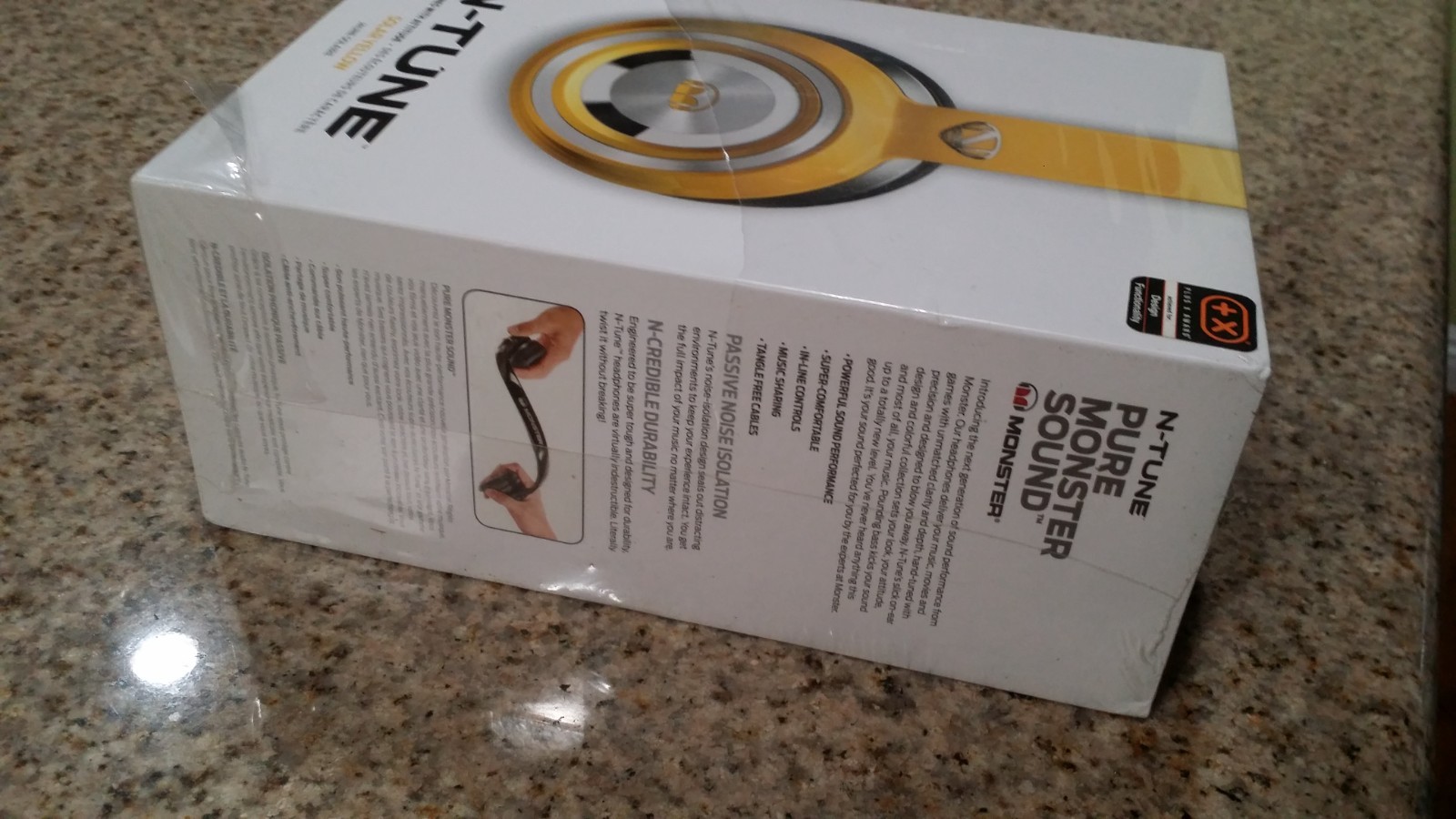 Monster N-TUNE Noise Isolating On-Ear Headphones w ControlTalk – Solar Yellow