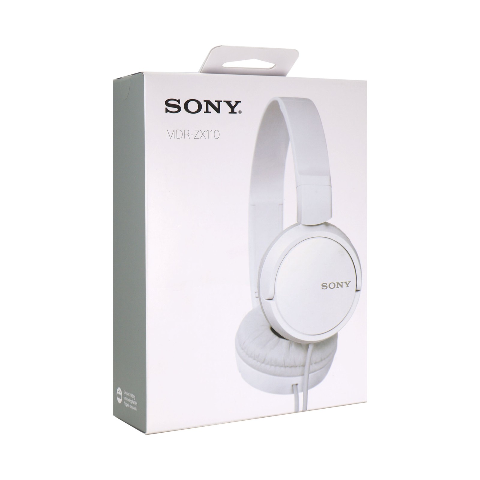 Sony MDR-ZX110 On-Ear Wired Headphones (White)