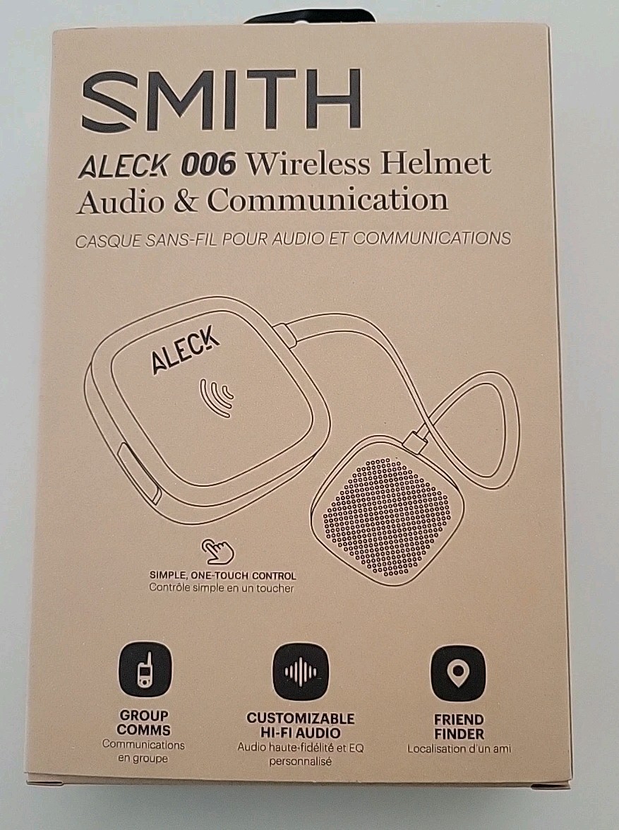 ALECK 006 Snow Series Pro Wireless Bluetooth Helmet Speakers New SEALED