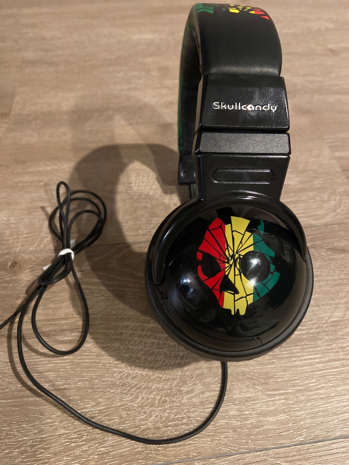Skullcandy Hesh Headphones Shattered Rasta Wired Over Ear Headphones