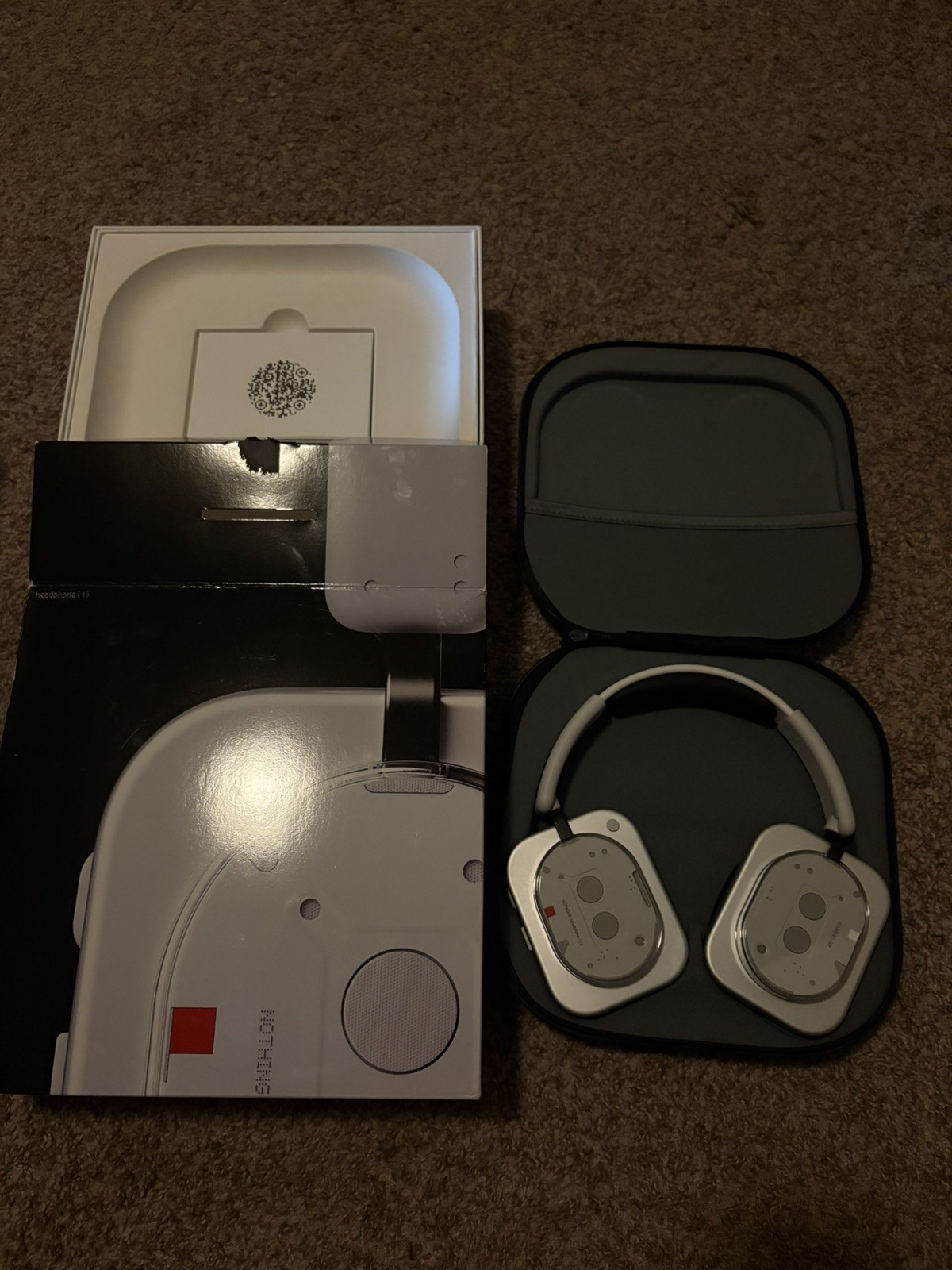 Nothing Headphone (1) Wireless ANC Over-ear open box