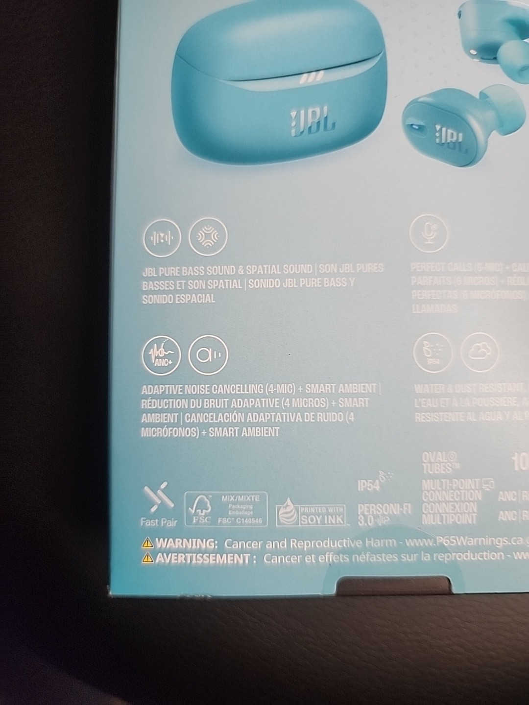 JBL Tune Buds 2 True Wireless Noise Cancelling Earbuds (Turquoise)