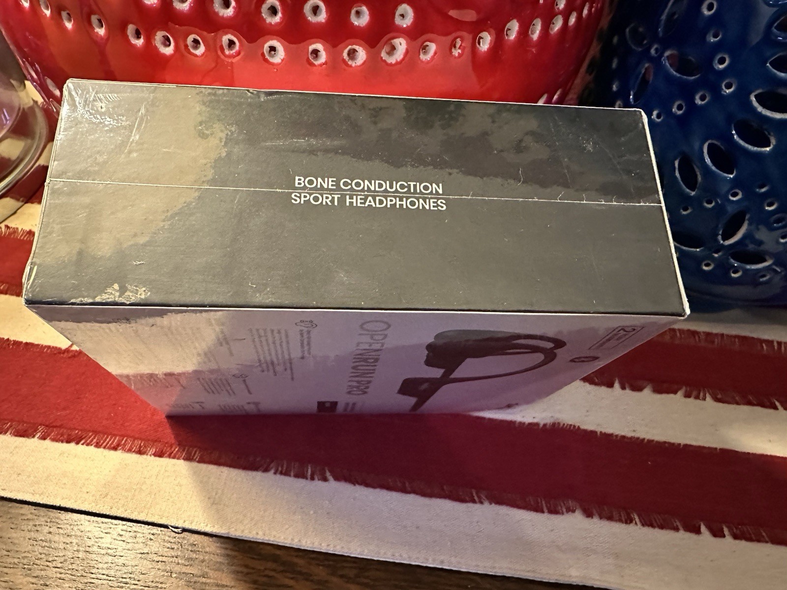Shokz OpenRun Pro Black Bone Conduction Bluetooth Sports Headphones S810 NIB NEW
