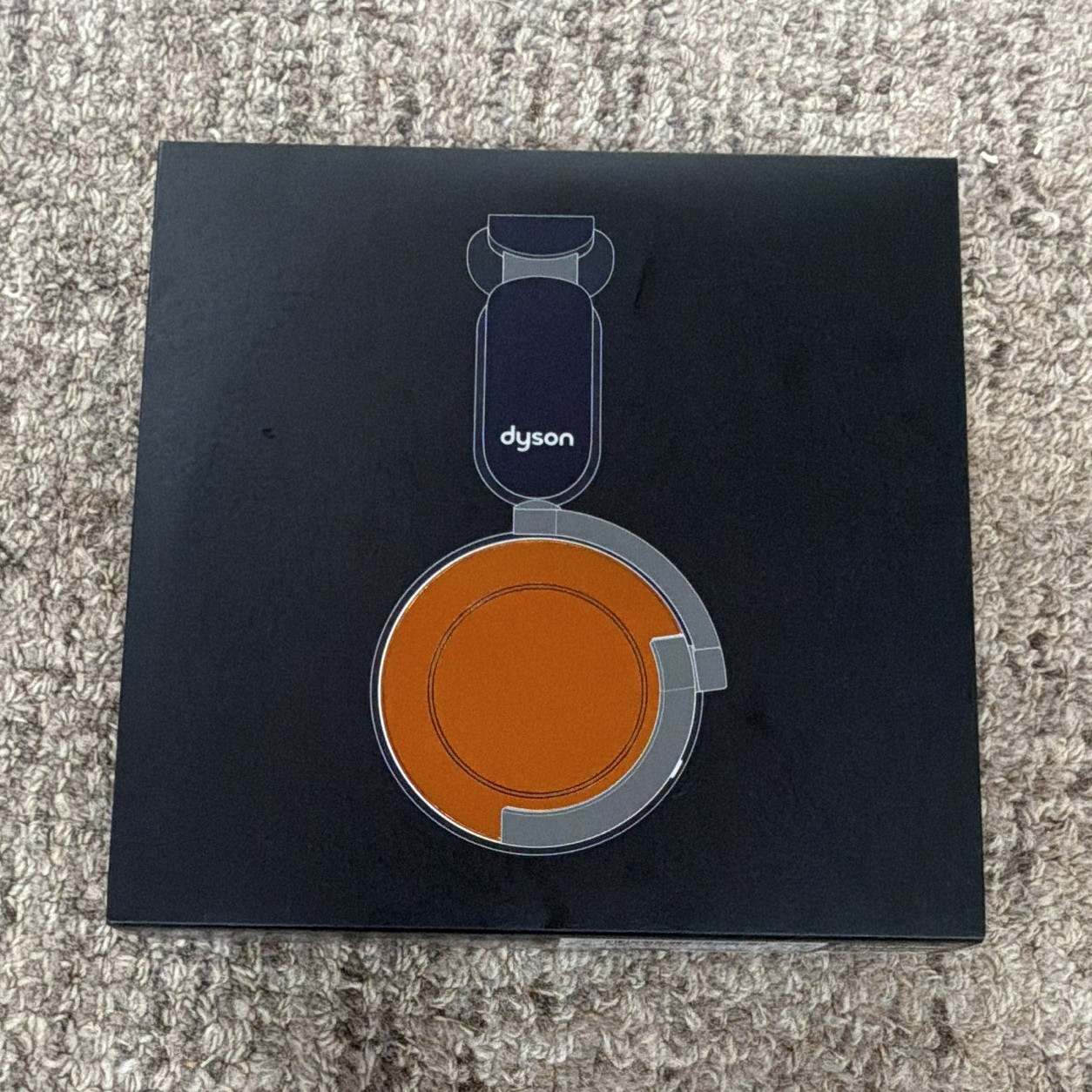 Dyson OnTrac Wireless Over-Ear Headphones Active Noise Cancellation Black Orange