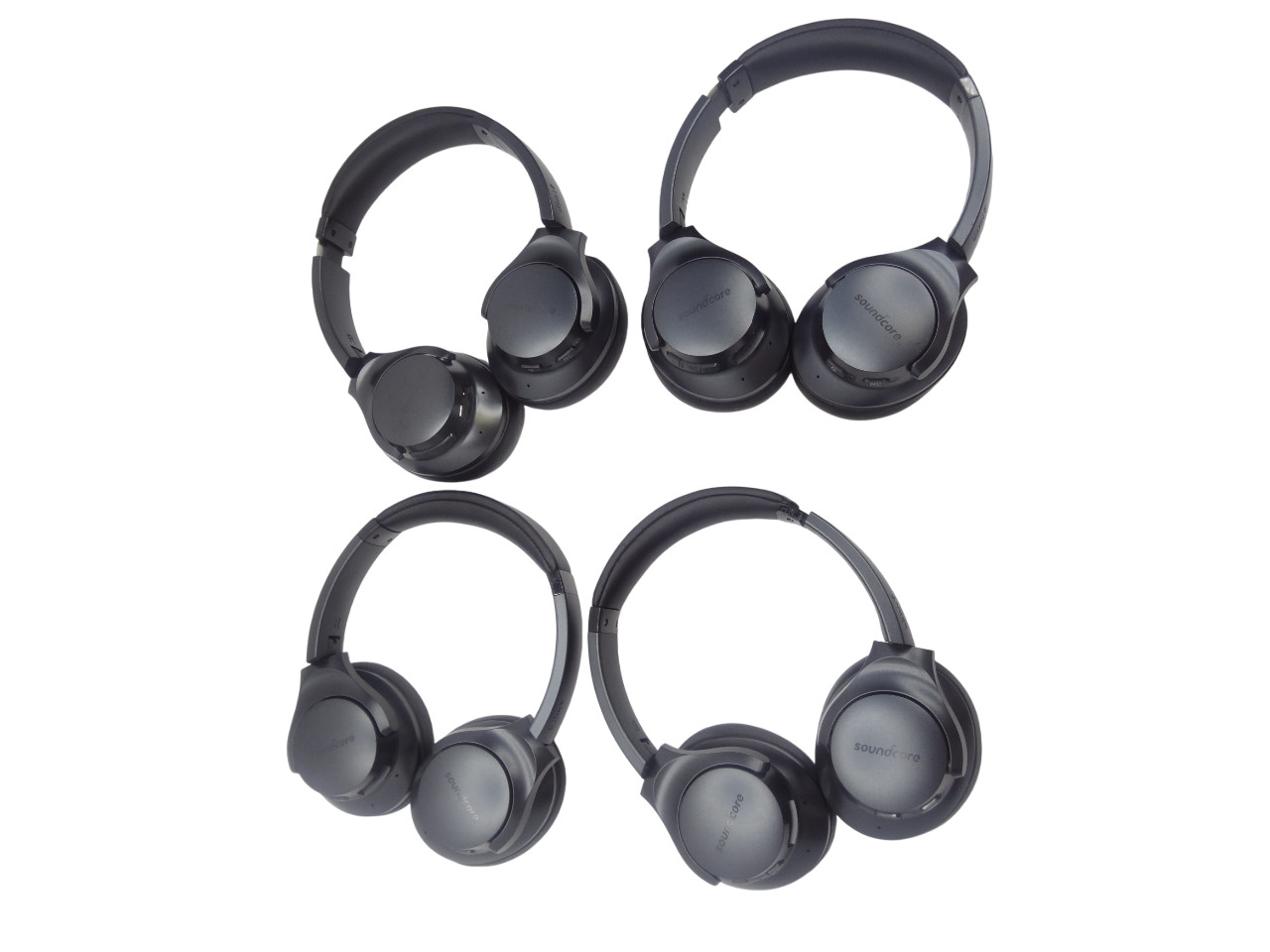 Lot of 4 Soundcore by Anker Life Q20 Hybrid Wireless Headphones – Free shipping