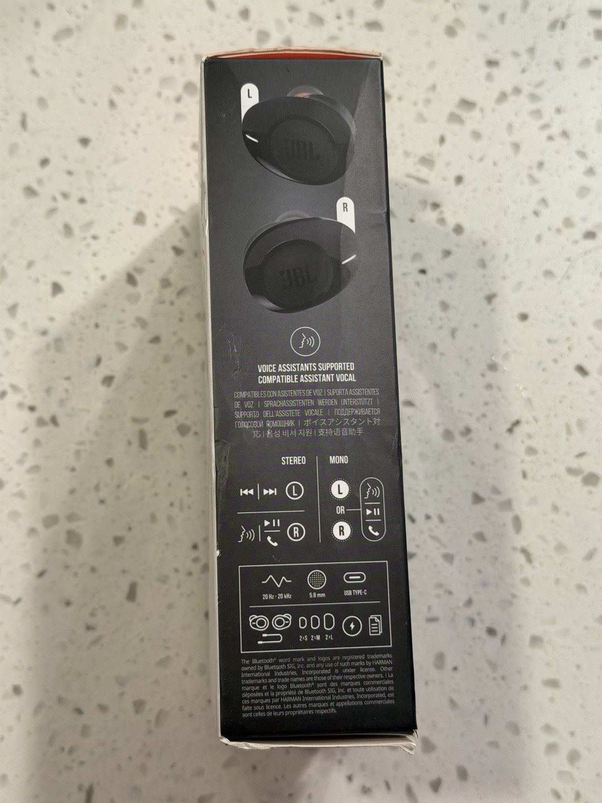 JBL TUNE 125TWS True Wireless Bluetooth In-Ear Headphones – Black – Open Box