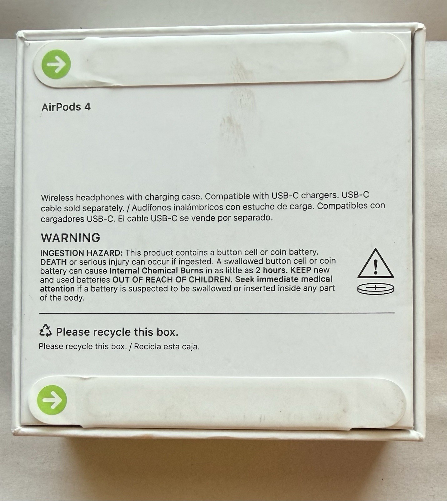 Apple AirPods 4 USB-C Charging Case Factory Sealed New MXP63LL/A Genuine Authent