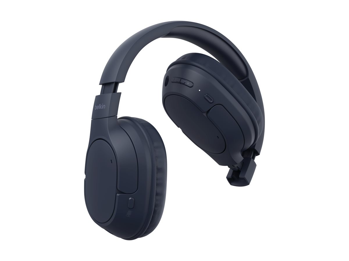 Belkin Soundform Surround Blue Headphones, Wireless AUD009hqBL AUD009HQBL