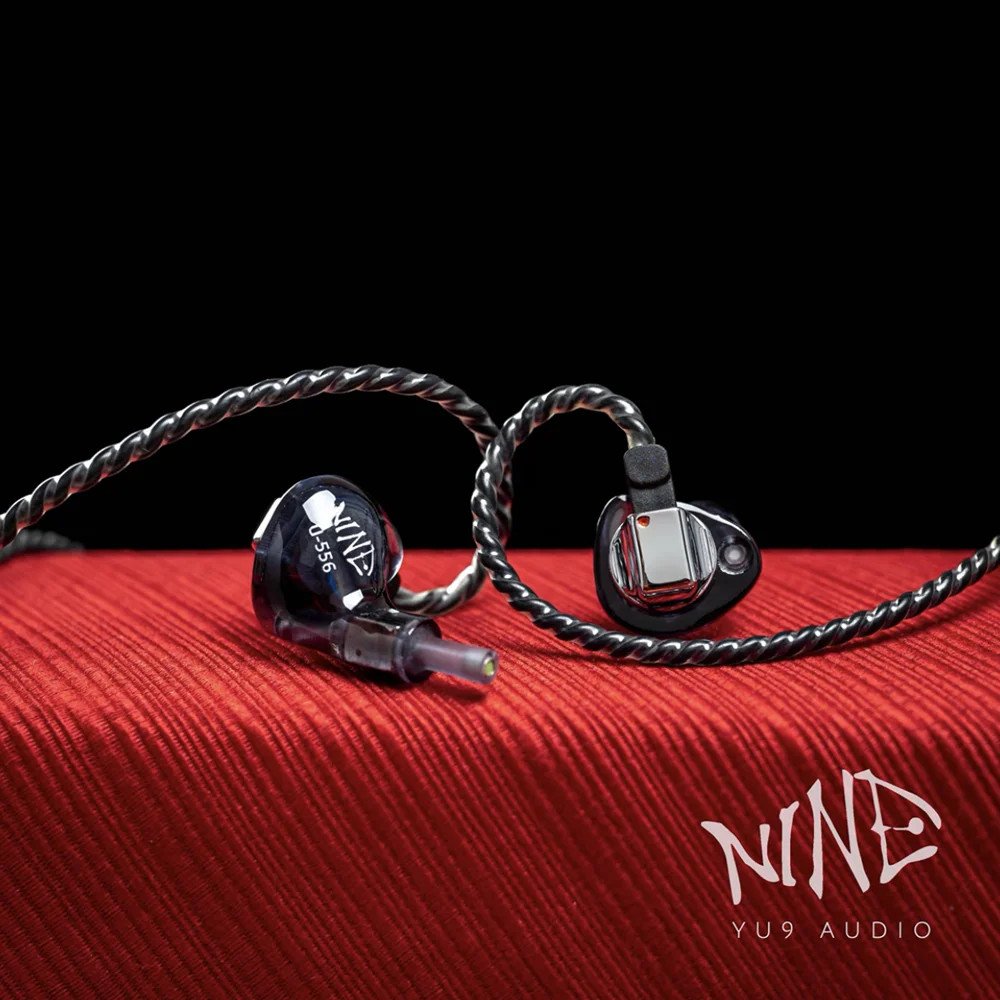 YU9 Audio U-554/U-556 HiFi Monitor Earphones Balanced Armature Detachable 2Pin