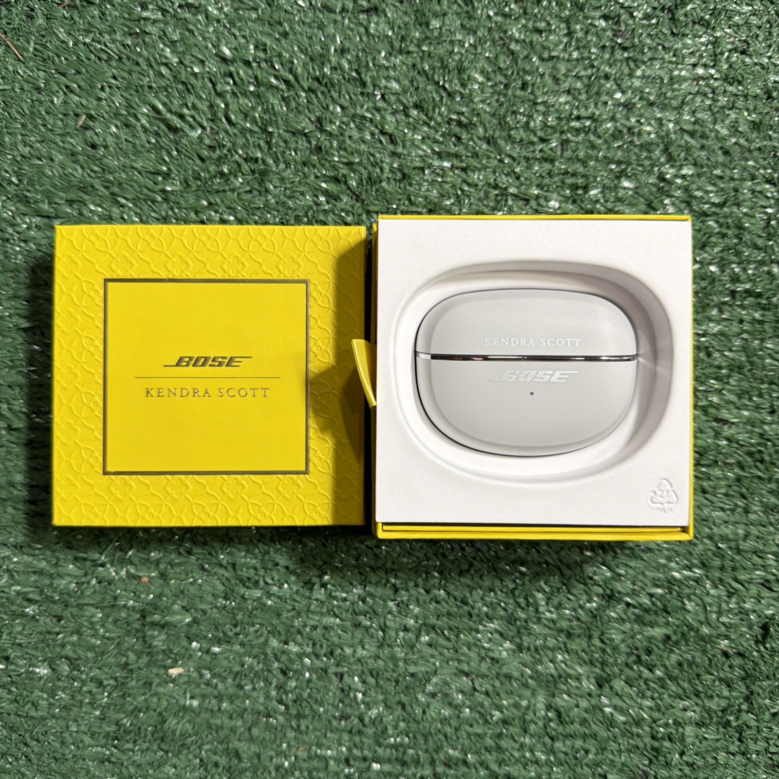 NEW Bose x Kendra Scott Ultra Open Earbuds Silver Bluetooth Snapdragon Sound