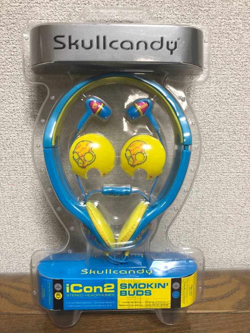 Skullcandy Icon2 Headphones Earbuds Bandana Limited Edition Japan Exclusive