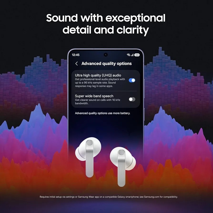 Lot of 2 Samsung Galaxy Buds 4 Pro SM-R640 Wireless Earbuds Black Brand New