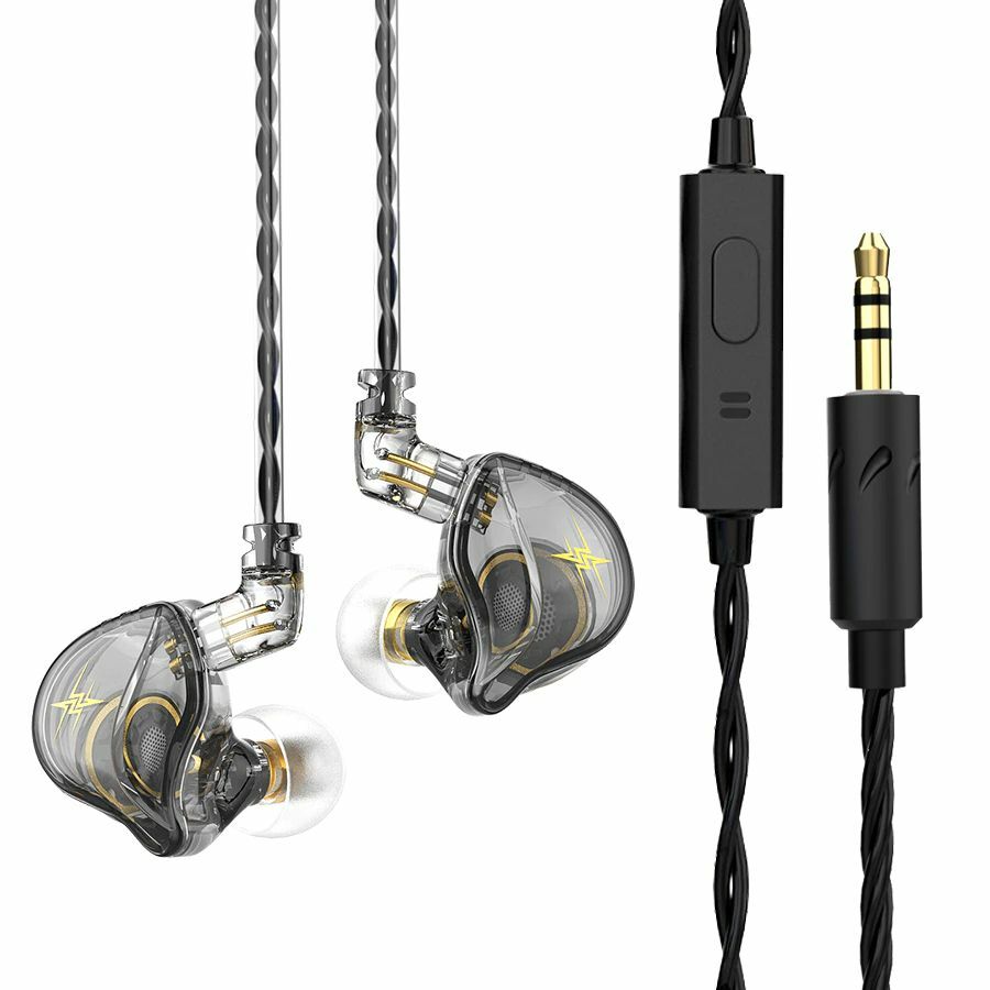 QKZ ZXT 1DD 10mm Composite Magnetic Dynamic Driver HiFi in-Ear Earphone LUX