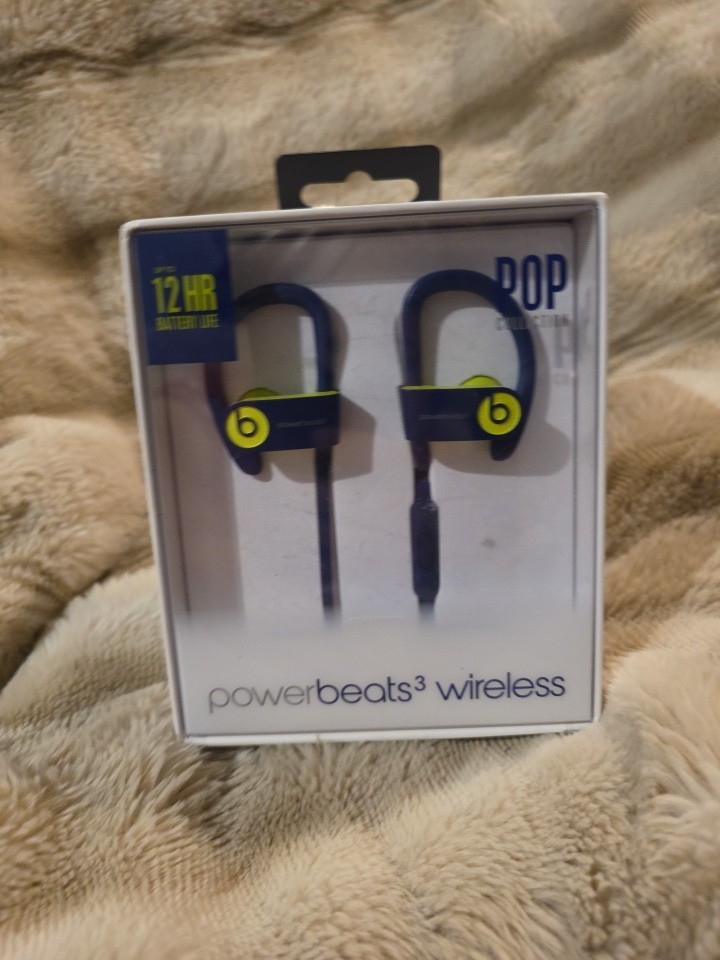 Brand New Powerbeats 3 Wireless Headphones – Pop Collection – Indigo power beats