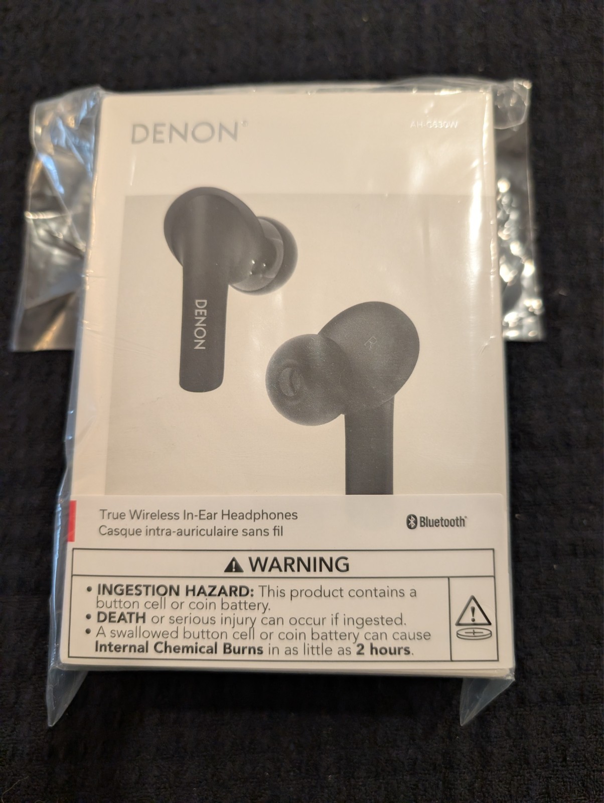 Denon AH-C630W True Wireless Bluetooth Earbuds 18-Hour Battery Life
