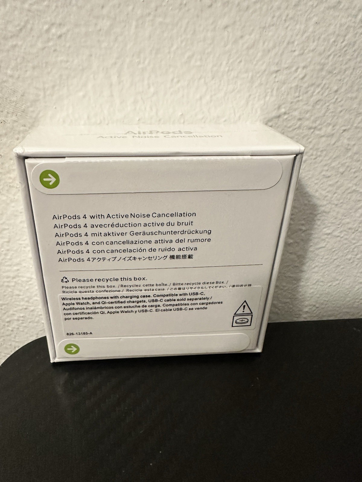 Apple AirPods 4 Wireless Earbuds with Active Noise Cancellation, USB-C, White