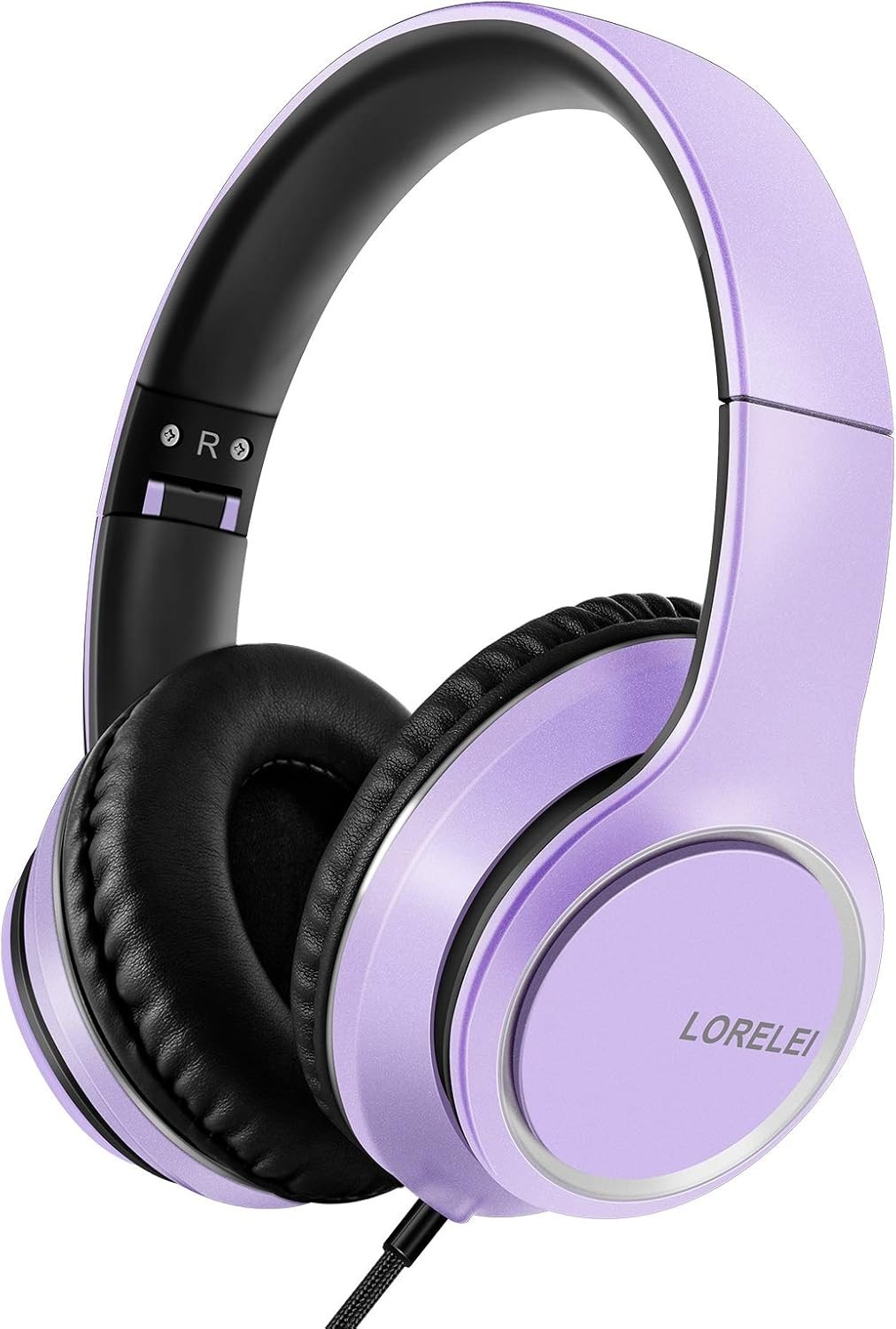 X8 Foldable Headphones for Smartphone & Tablet – Dark Purple