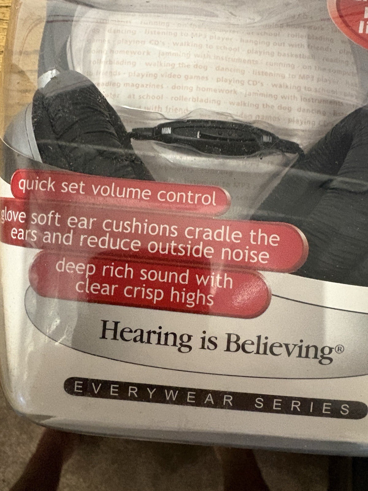 Koss Solo Stereophones Volume Control Soft Ear Cushions NOS New In Package