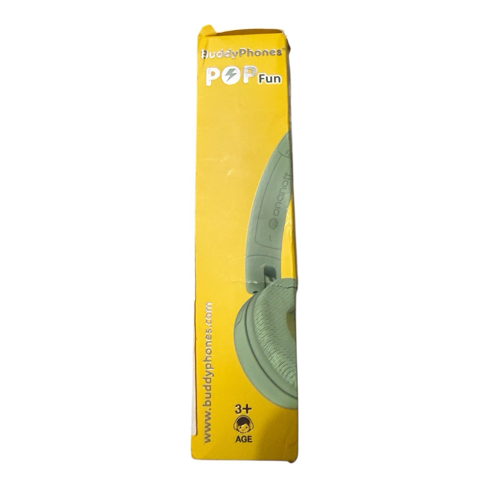 BuddyPhones POP Fun Bluetooth Wireless Headphones- Box Damaged