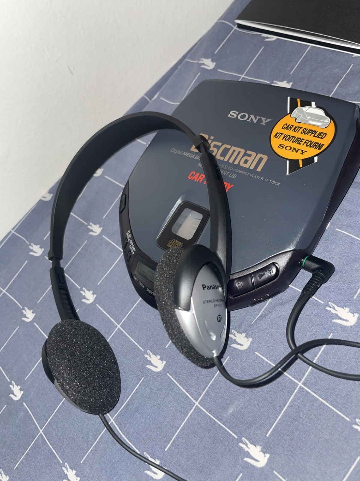 Panasonic Headphones On-Ear Lightweight with XBS RP-HT21 On Ear – No Mic New