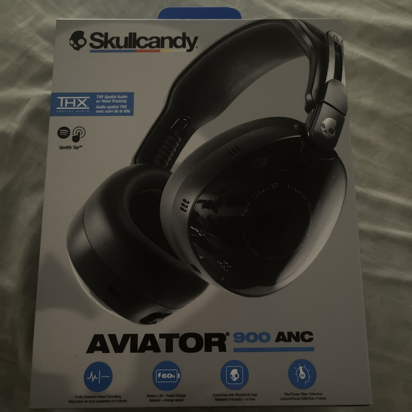 Skullcandy – Aviator 900 ANC Wireless Noise Cancelling Over-Ear Headphones – …