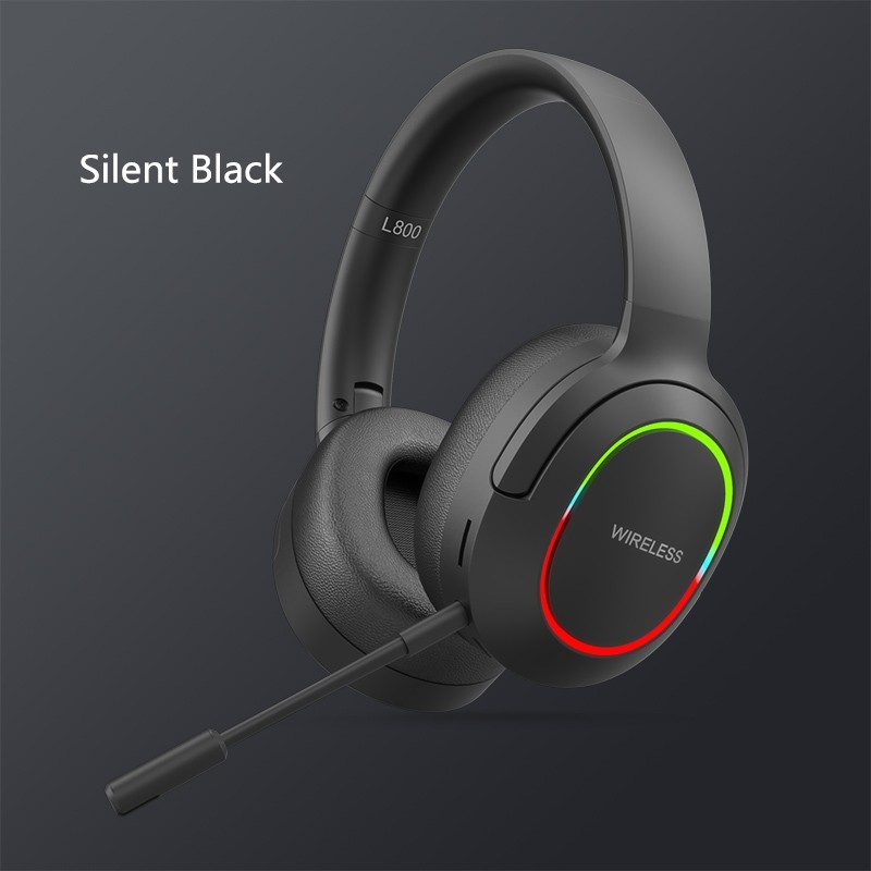 Black Wireless Bluetooth 5.1 Headphones Foldable Stereo Earphones Headsets + Mic