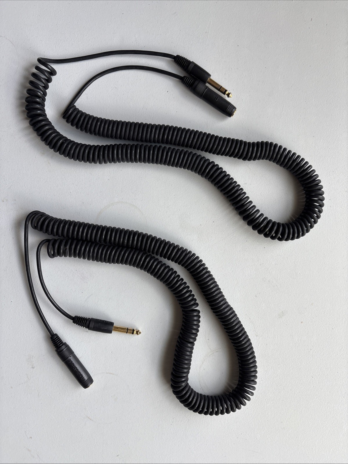 RadioShack Coiled Stereo Headphone Cables