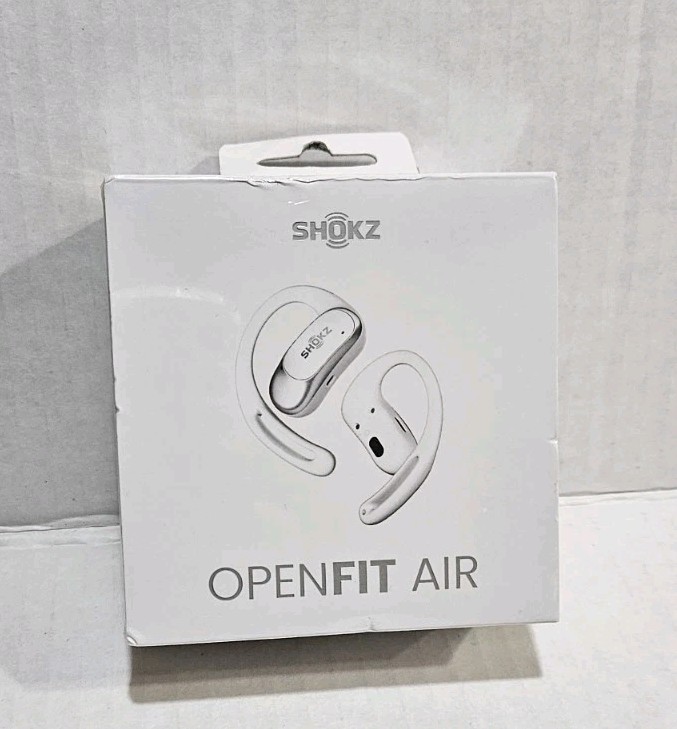 Shokz OpenFit Air Open-Ear True Wireless Earbuds White New