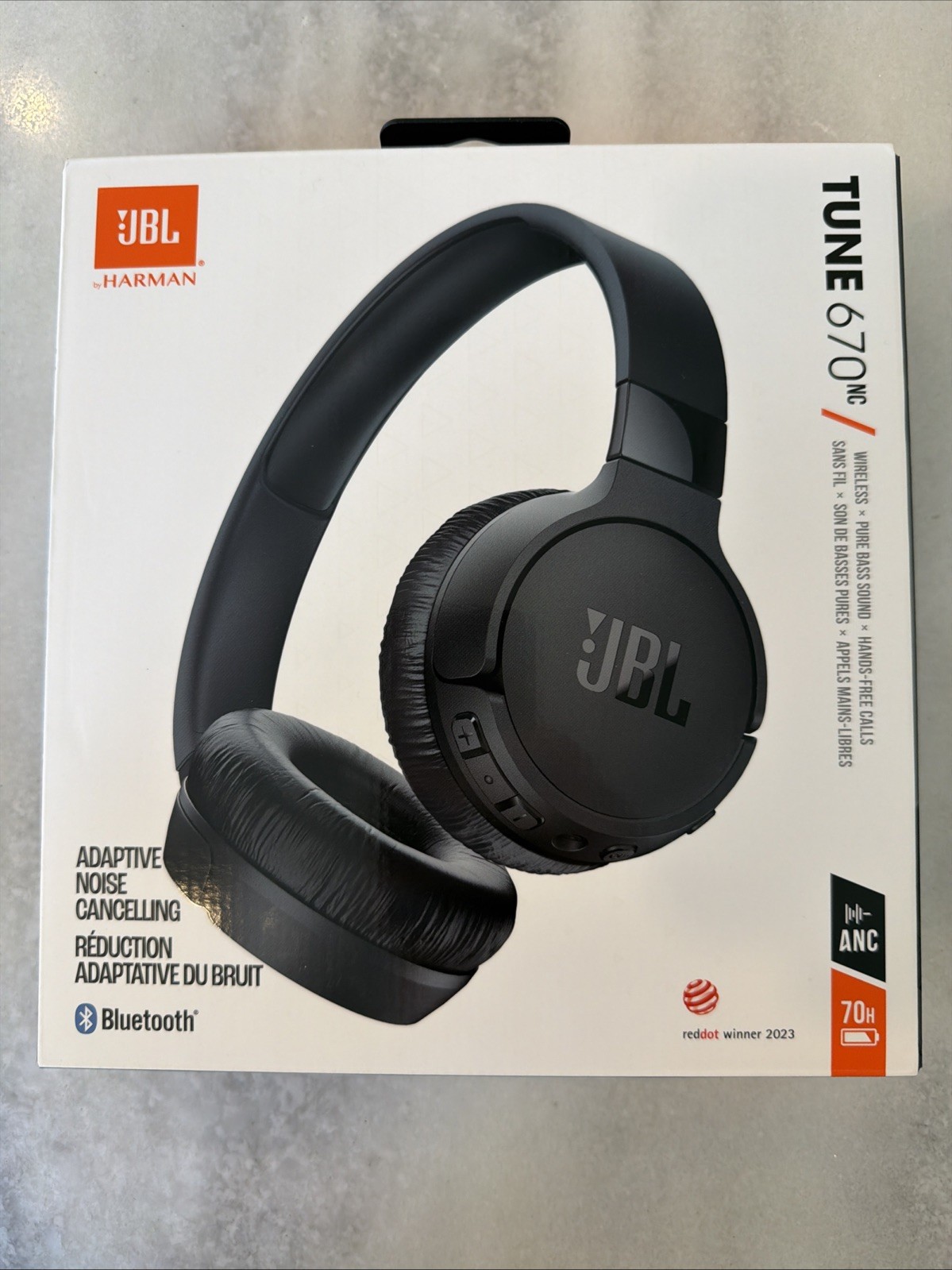 JBL Tune 670NC Wireless Bluetooth Headphones New and Unopened Sealed