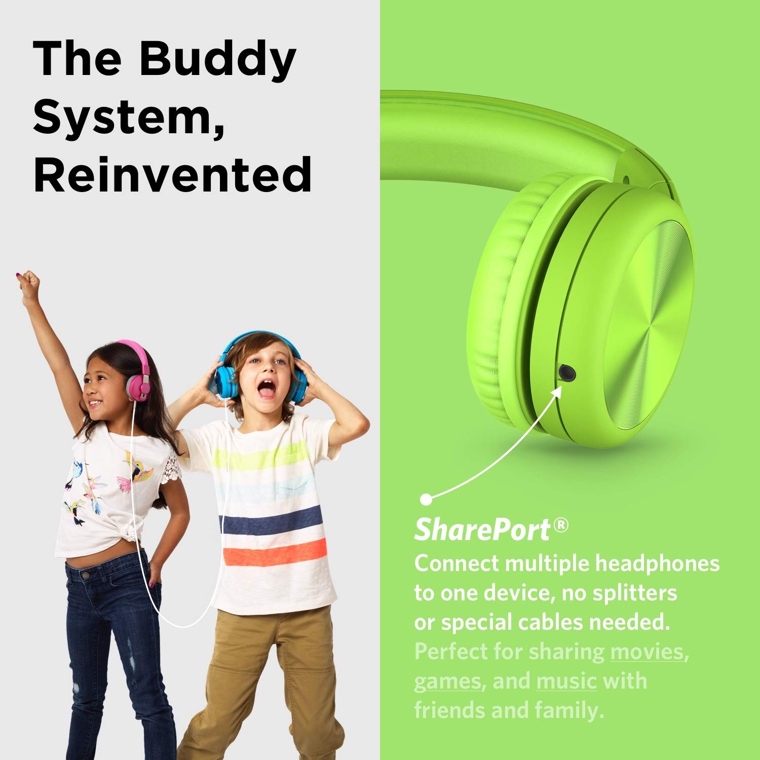 LilGadgets Connect+ Pro Wired Kids Headphones for School with Microphone, Vol…