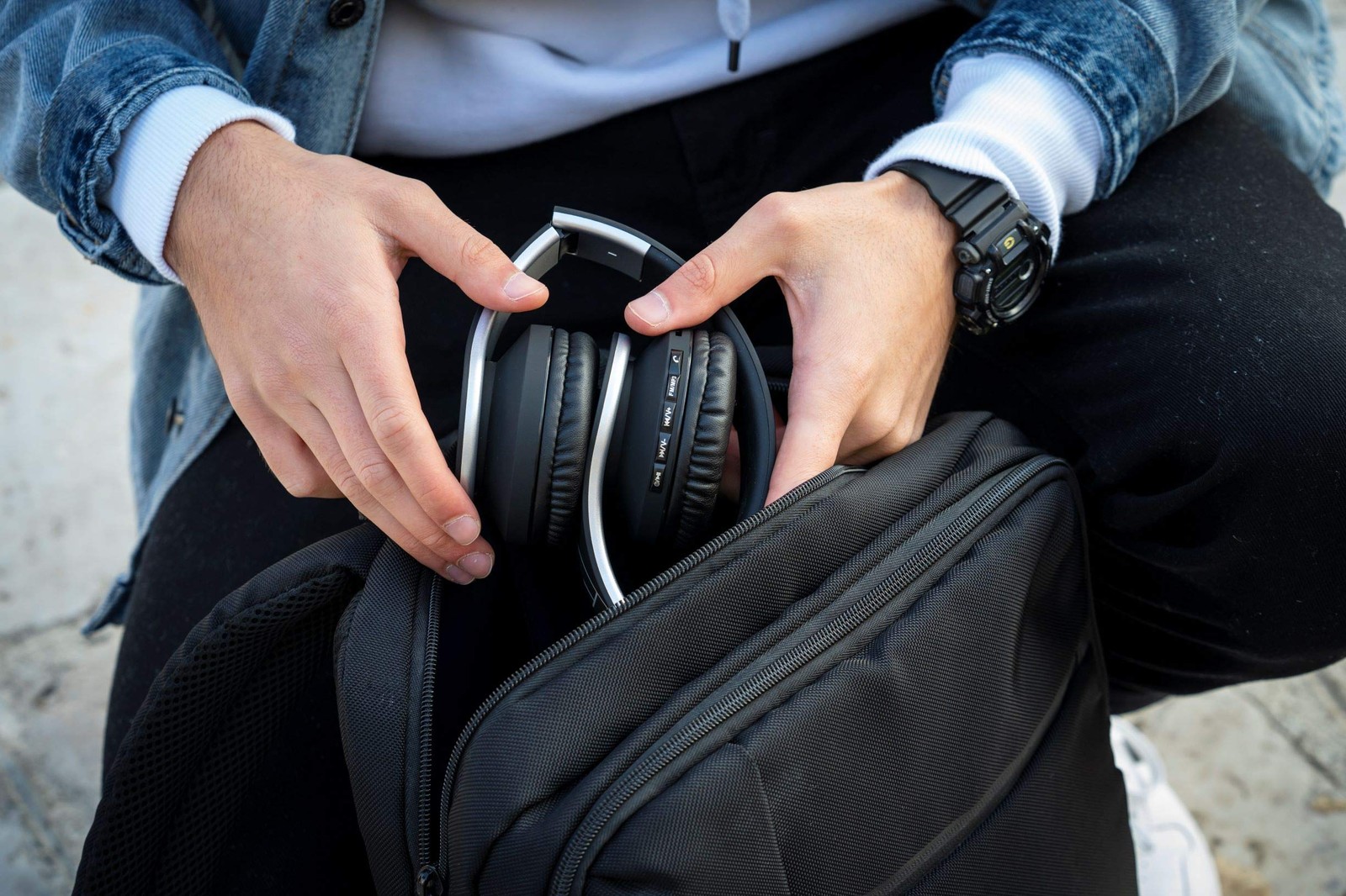 Audifonos Bluetooth Con Microfono Estéreo plegable inalámbrico y con cable NUEVO