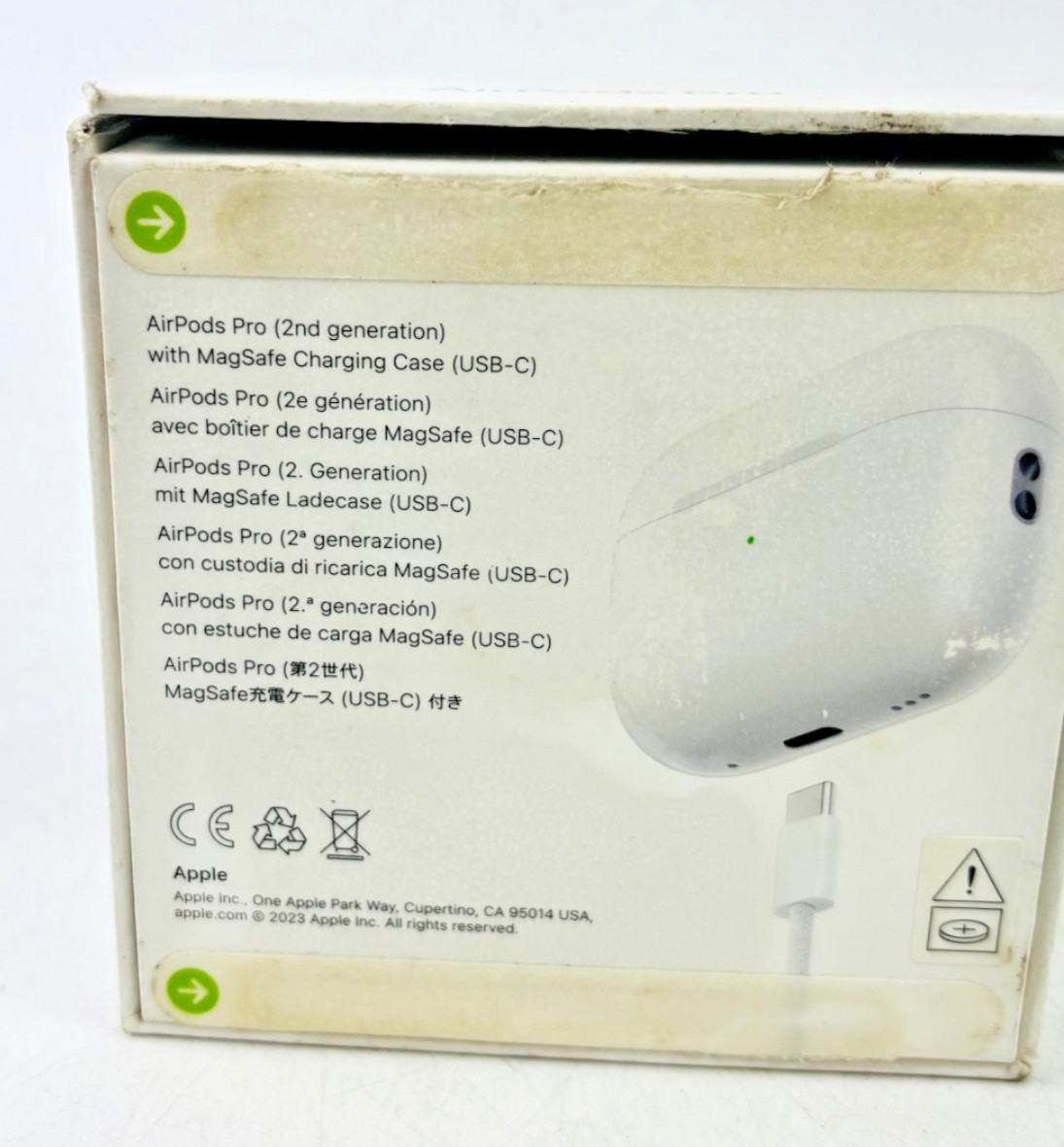 Apple AirPods Pro 2 Wireless Earbuds H2 Chip MTJV3LL/A